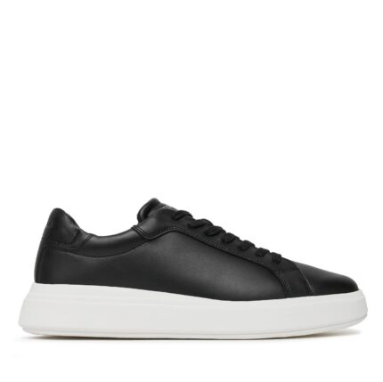 Ανδρικά Δερμάτινα Sneakers Calvin Klein HM0HM01016-BEH Μαύρα
