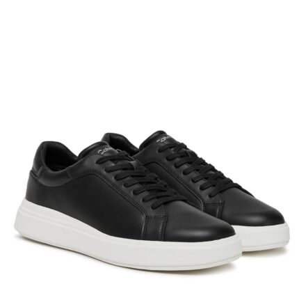 Ανδρικά Δερμάτινα Sneakers Calvin Klein HM0HM01016-BEH Μαύρα