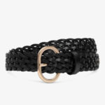 Γυναικεία Δερμάτινη Ζώνη Tommy Hilfiger 2.5cm AW0AW18111-BDS Μαύρη