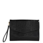 Γυναικείος Φάκελος Ted Baker Crocey 281714 Μαύρο Κροκό