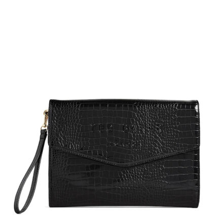 Γυναικείος Φάκελος Ted Baker Crocey 281714 Μαύρο Κροκό