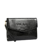 Γυναικείος Φάκελος Ted Baker Crocey 281714 Μαύρο Κροκό