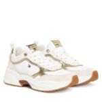 Γυναικεία Δερμάτινα Sneakers Tommy Hilfiger FW0FW09204-0HU Λευκά