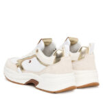 Γυναικεία Δερμάτινα Sneakers Tommy Hilfiger FW0FW09204-0HU Λευκά
