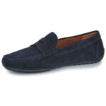 Ανδρικά Δερμάτινα Ανατομικά Μοκασίνια Geox Istria U653KC 00022 C4002 Μπλε