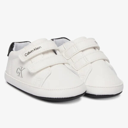 Βρεφικά Παπούτσια Αγκαλιάς Calvin Klein Unisex V0B9-83273-1582X002 Λευκά
