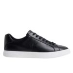 Ανδρικά Δερμάτινα Sneakers Calvin Klein HM0HM02123-BEH Μαύρα