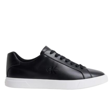 Ανδρικά Δερμάτινα Sneakers Calvin Klein HM0HM02123-BEH Μαύρα
