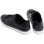 Ανδρικά Δερμάτινα Sneakers Calvin Klein HM0HM02123-BEH Μαύρα