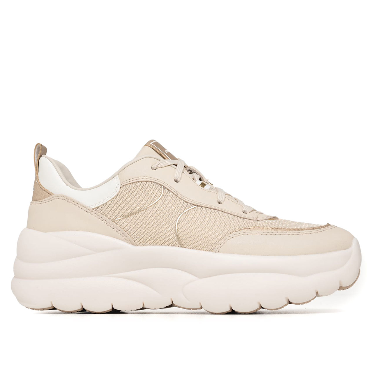 Γυναικεία Ανατομικά Sneakers Geox Xtors D651FB-09BBN-C1S2L Μπεζ Γυναικεία Ανατομικά Sneakers Geox Xtors D651FB-09BBN-C1S2L Μπεζ