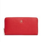 Γυναικείο Πορτοφόλι Tommy Hilfiger Large Ziparound AW0AW18483-XLG Κόκκινο