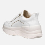 Γυναικεία Ανατομικά Δερμάτινα Sneakers Geox Xtors D651FA-085FU-C1000 Λευκά