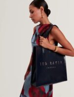 Γυναικεία Τσάντα Χειρός Ted Baker Large Printed Crinkle 282710-Navy