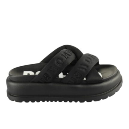 Γυναικεία Σανδάλια Flatforms Buffalo Palma Cross 1602277 Black
