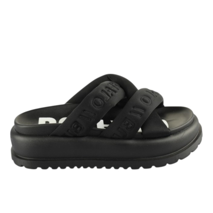 Γυναικεία Σανδάλια Flatforms Buffalo Palma Cross 1602277 Black Γυναικεία Σανδάλια Flatforms Buffalo Palma Cross 1602277 Black