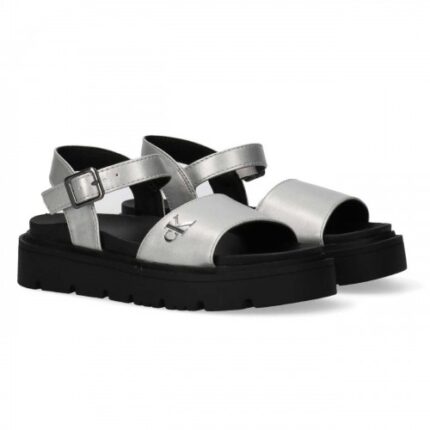 Παιδικά Πέδιλα Calvin Klein Κορίτσι V3A2-83257-1372904 Ασημί (30-39)