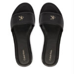 Γυναικεία Δερμάτινα Σανδάλια Calvin Klein HW0HW02925-0GJ Μαύρα