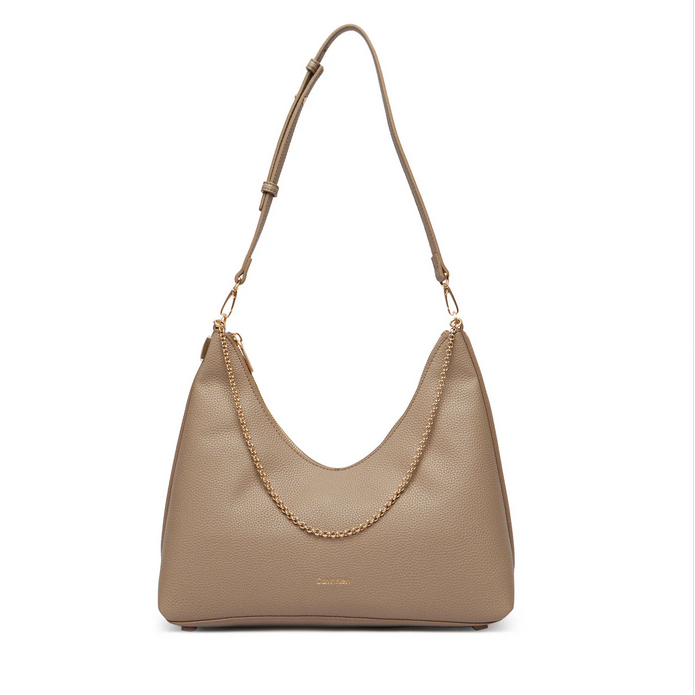 Γυναικεία Τσάντα Ώμου Calvin Klein LV04F3495G-VFU Μπεζ Γυναικεία Τσάντα Ώμου Calvin Klein LV04F3495G-VFU Μπεζ