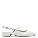Γυναικεία Παπούτσια Slingback Marco Tozzi 2-89400-46-018 Λευκό Λουστρίν