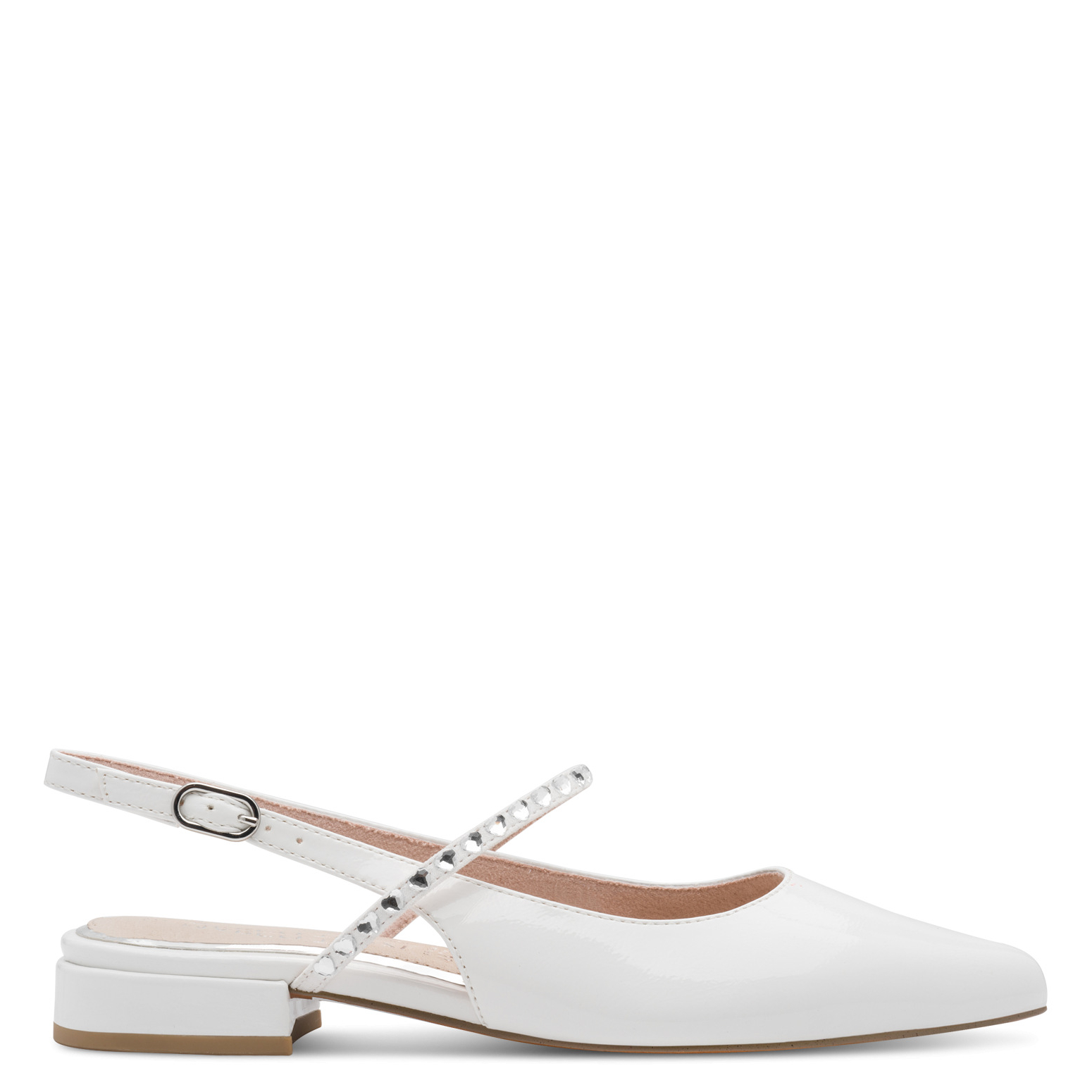 Γυναικεία Παπούτσια Slingback Marco Tozzi 2-89400-46-018 Λευκό Λουστρίν Γυναικεία Παπούτσια Slingback Marco Tozzi 2-89400-46-018 Λευκό Λουστρίν