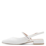 Γυναικεία Παπούτσια Slingback Marco Tozzi 2-89400-46-018 Λευκό Λουστρίν