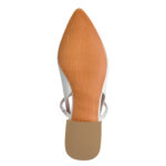 Γυναικεία Παπούτσια Slingback Marco Tozzi 2-89400-46-018 Λευκό Λουστρίν