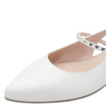 Γυναικεία Παπούτσια Slingback Marco Tozzi 2-89400-46-018 Λευκό Λουστρίν