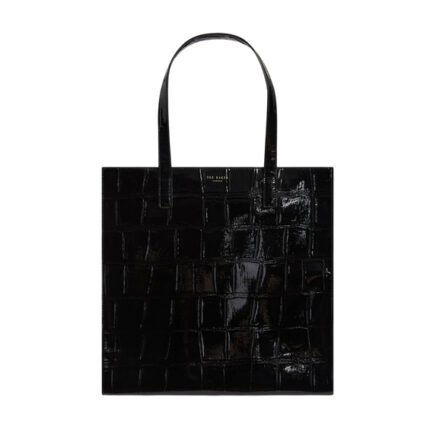 Γυναικεία Τσάντα Ώμου Ted Baker Vannda Large Icon 283927-Μαύρο Λουστρίν