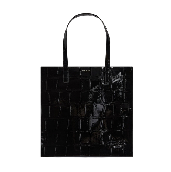 Γυναικεία Τσάντα Ώμου Ted Baker Vannda Large Icon 283927-Μαύρο Λουστρίν Γυναικεία Τσάντα Ώμου Ted Baker Vannda Large Icon 283927-Μαύρο Λουστρίν