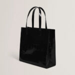 Γυναικεία Τσάντα Ώμου Ted Baker Vannda Large Icon 283927-Μαύρο Λουστρίν