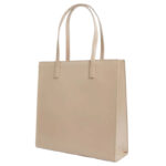 Γυναικεία Τσάντα Ώμου Ted Baker Crinkon Large Icon 283875-Stone Λουστρίν