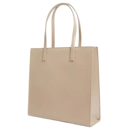 Γυναικεία Τσάντα Ώμου Ted Baker Crinkon Large Icon 283875-Stone Λουστρίν