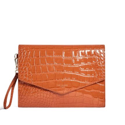 Γυναικείος Φάκελος Ted Baker Crinkle 282823-TAN Κάμελ