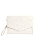 Γυναικείος Φάκελος Ted Baker Wesslie 282823 Ivory Κροκό