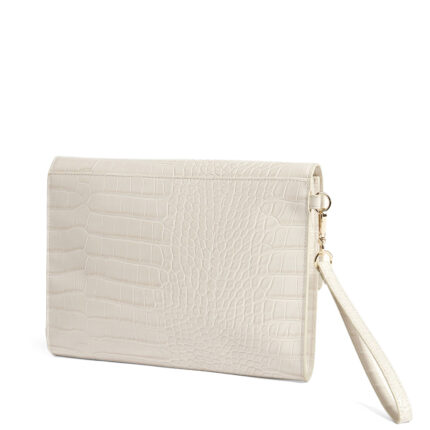 Γυναικείος Φάκελος Ted Baker Wesslie 282823 Ivory Κροκό