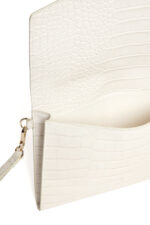 Γυναικείος Φάκελος Ted Baker Wesslie 282823 Ivory Κροκό
