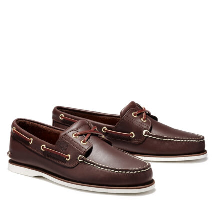 Ανδρικά Δερμάτινα Μοκασίνια Timberland Classic Boat TB074035214 Brown