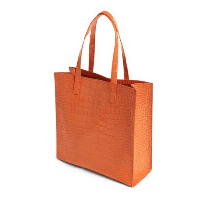 Γυναικεία Τσάντα Ώμου Ted Baker Wenella Large Icon 282817-Tan Ταμπά Κροκό