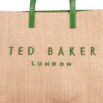 Γυναικεία Τσάντα Ώμου Ted Baker Pallmer Raffia Large Icon 284036-Green