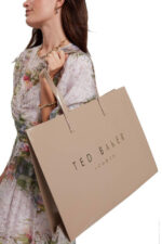 Γυναικεία Τσαντα Ώμου Ted Baker Crikon Extra Large Icon 283872-Stone