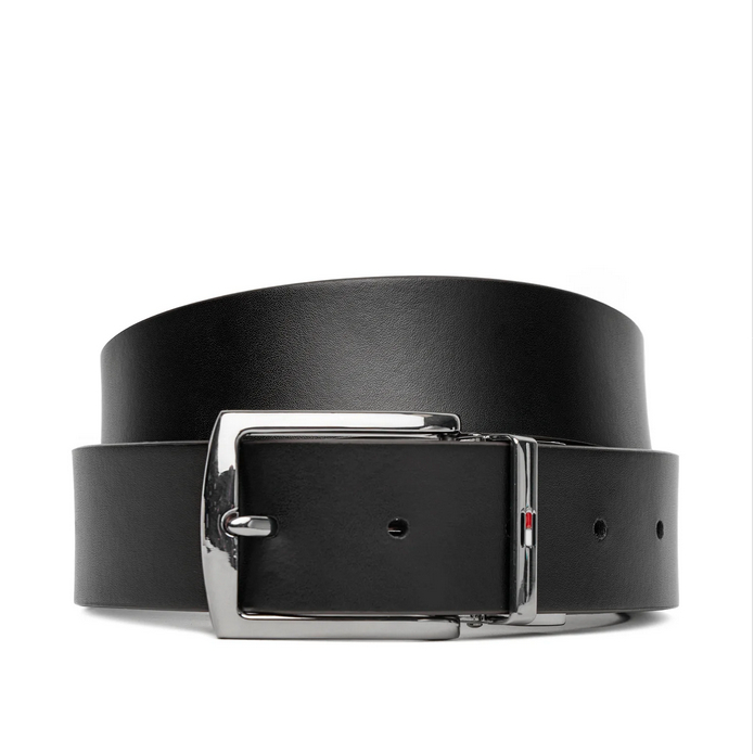 Αδρική Δερμάτινη Ζώνη Διπλής Όψης Tommy Hilfiger 3.5cm AM0AM13012-0HD Μαύρο/Καφέ Αδρική Δερμάτινη Ζώνη Διπλής Όψης Tommy Hilfiger 3.5cm AM0AM13012-0HD Μαύρο/Καφέ