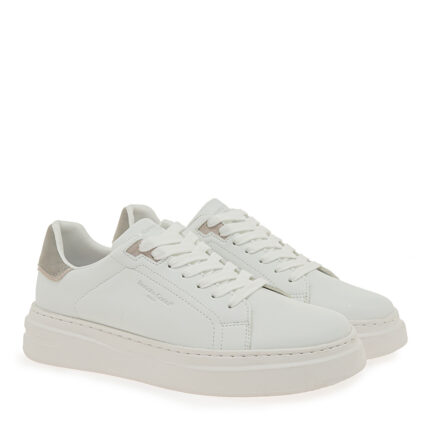 Ανδρικά Sneakers Renato Garini Daves-711 Λευκό Γκρί Nubuck W570011736W3