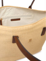 Γυναικεία Τσάντα Ώμου Tommy Hilfiger Raffia AW0AW18528-0F4 Beige