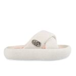 Γυναικεία Σανδάλια Flatforms Buffalo Ibiza Cross BN1602312 Λευκά