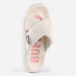 Γυναικεία Σανδάλια Flatforms Buffalo Ibiza Cross BN1602312 Λευκά