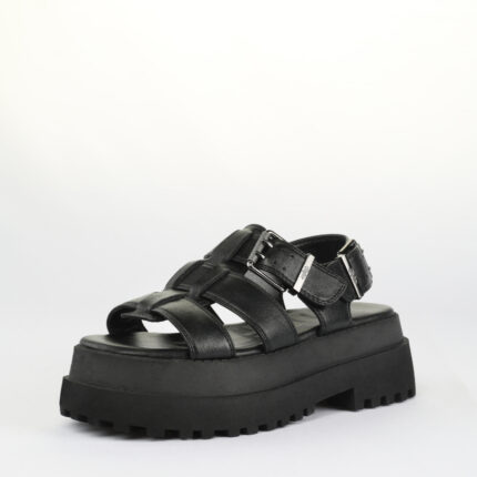 Γυναικεία Flatforms Buffalo Pluto Fisher BN1602334 Μαύρα