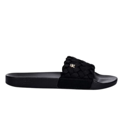Γυναικείες Παντόφλες Tommy Hilfiger Pool Slide FW0FW09203-BDS Μαύρες