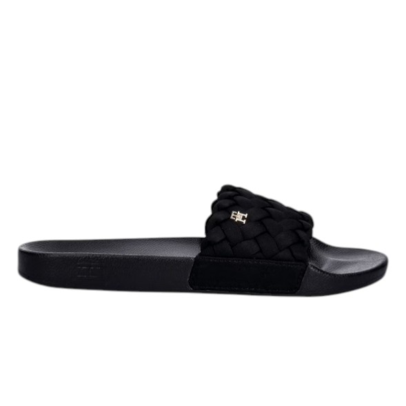 Γυναικείες Παντόφλες Tommy Hilfiger Pool Slide FW0FW09203-BDS Μαύρες Γυναικείες Παντόφλες Tommy Hilfiger Pool Slide FW0FW09203-BDS Μαύρες