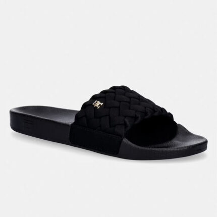 Γυναικείες Παντόφλες Tommy Hilfiger Pool Slide FW0FW09203-BDS Μαύρες