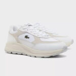 Ανδρικά Δερμάτινα Sneakers Lacoste Run Set 750SMA022065T Λευκά